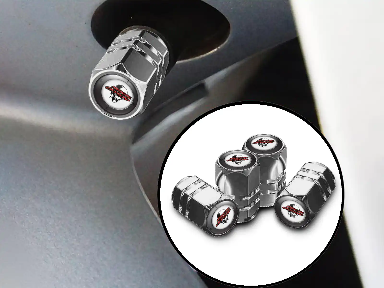 Rim Valve Stem Caps for Truck Racing